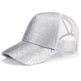 fashion women men ponytail baseball cap