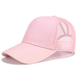 fashion women men ponytail baseball cap