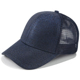 fashion women men ponytail baseball cap